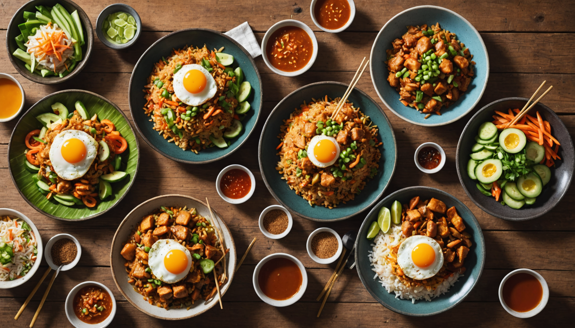 découvrez comment préparer facilement chez vous le célèbre nasi goreng indonésien et de savoureux satays grâce à nos recettes simples, rapides et pleines de saveurs exotiques.