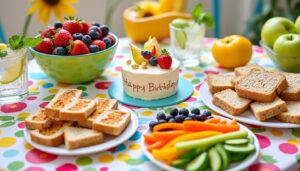 découvrez nos conseils pour organiser un goûter d’anniversaire équilibré, gourmand et sain : idées de recettes, astuces pratiques et suggestions d’activités pour un moment festif réussi.