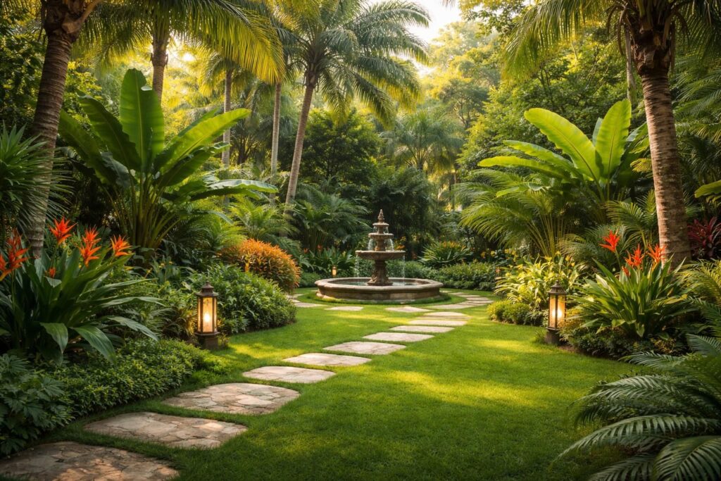 découvrez comment créer un jardin paysager aux accents tropicaux grâce à nos astuces pratiques et inspirations pour un espace verdoyant et exotique chez vous.