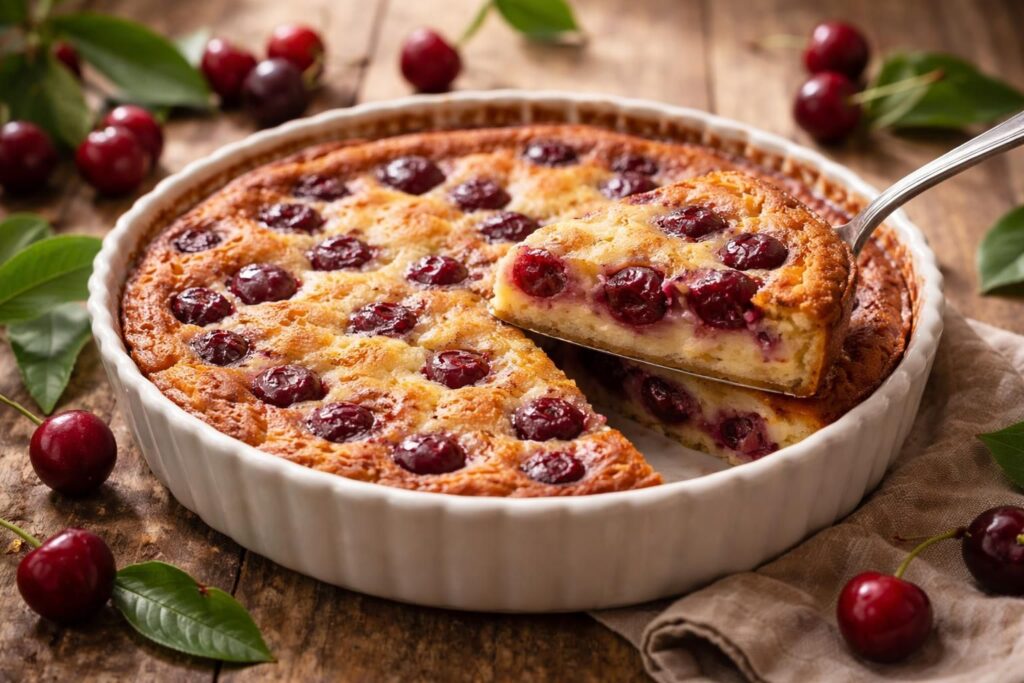 découvrez notre recette revisitée du clafoutis aux cerises, un dessert fondant et gourmand, parfait pour toutes les occasions. un classique à savourer sans modération!