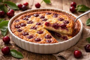 découvrez notre recette revisitée du clafoutis aux cerises, un dessert fondant et gourmand, parfait pour toutes les occasions. un classique à savourer sans modération!