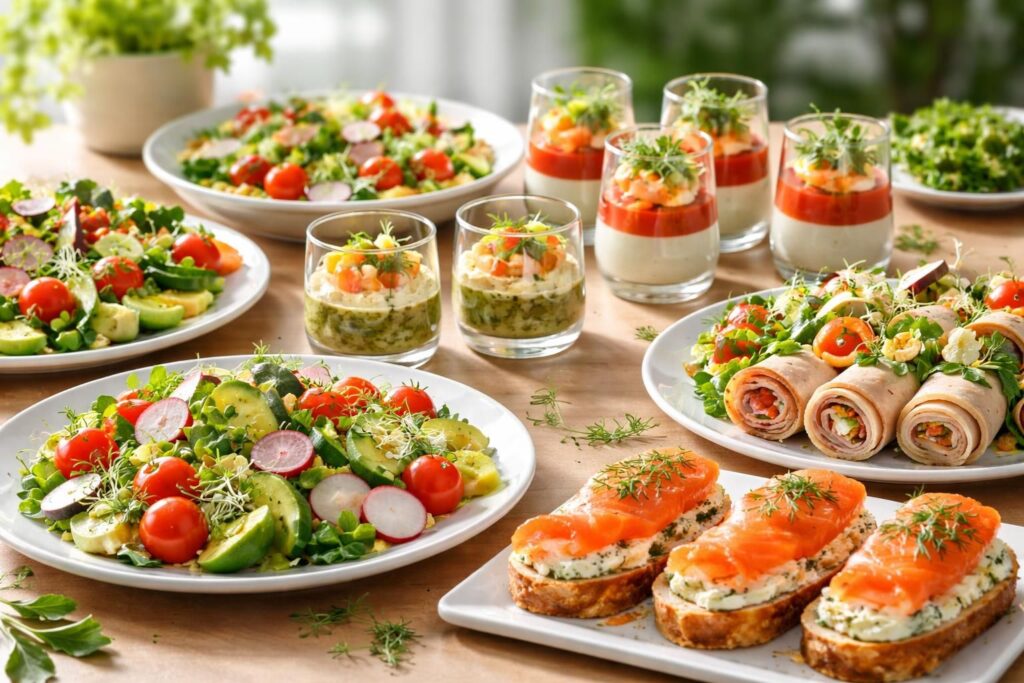 découvrez nos recettes d'entrées froides fraîches et légères, parfaites pour des repas savoureux et équilibrés en toute saison.