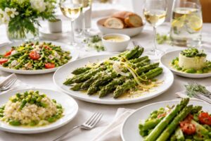 découvrez nos délicieuses recettes à base d'asperges vertes pour apporter fraîcheur et saveurs à vos repas. idées simples et gourmandes à essayer dès aujourd'hui !