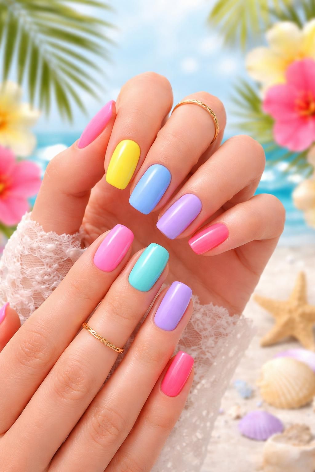 découvrez des idées fraîches et tendances pour sublimer vos ongles cet été avec des couleurs vibrantes et des designs modernes, parfaits pour la saison estivale.
