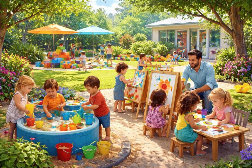 découvrez des idées ludiques et éducatives pour animer les activités d'été en crèche, favorisant le développement et le plaisir des tout-petits pendant la saison estivale.