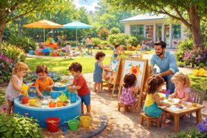 découvrez des idées ludiques et éducatives pour animer les activités d'été en crèche, favorisant le développement et le plaisir des tout-petits pendant la saison estivale.