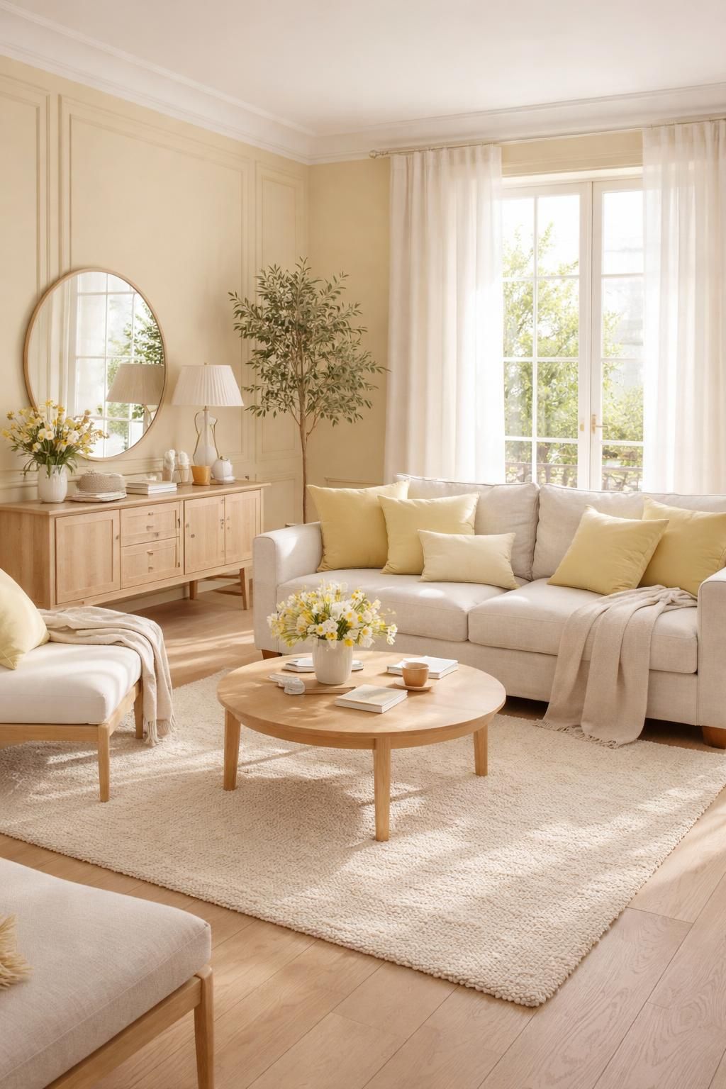 découvrez l'élégance subtile du jaune pastel à la française, une couleur qui apporte douceur et charme à votre décoration et votre style.