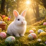découvrez le mystère enchanté du lapin de pâques, entre symboles et traditions qui célèbrent la fête printanière dans de nombreuses cultures.