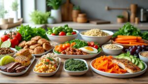 découvrez un menu type pour une semaine de repas familiaux équilibrés, alliant saveurs et nutrition pour toute la famille.