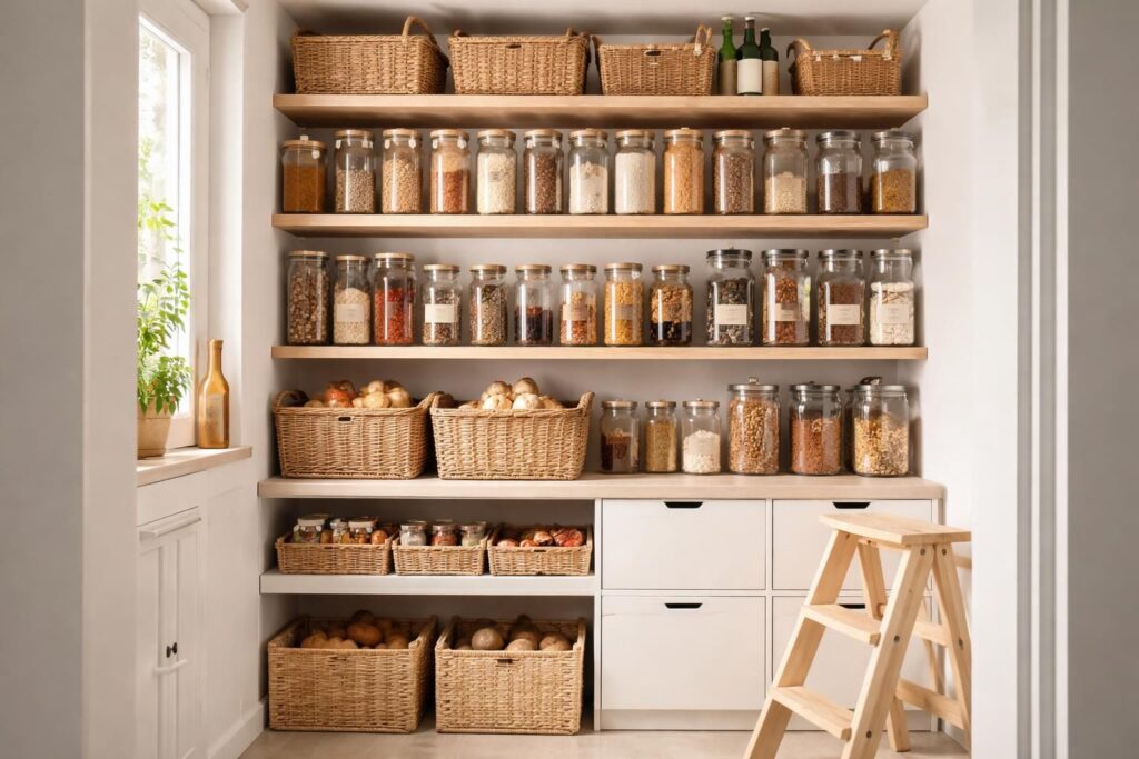 découvrez des conseils pratiques et astuces ingénieuses pour optimiser l'aménagement de votre garde-manger et gagner en espace tout en conservant une organisation efficace.