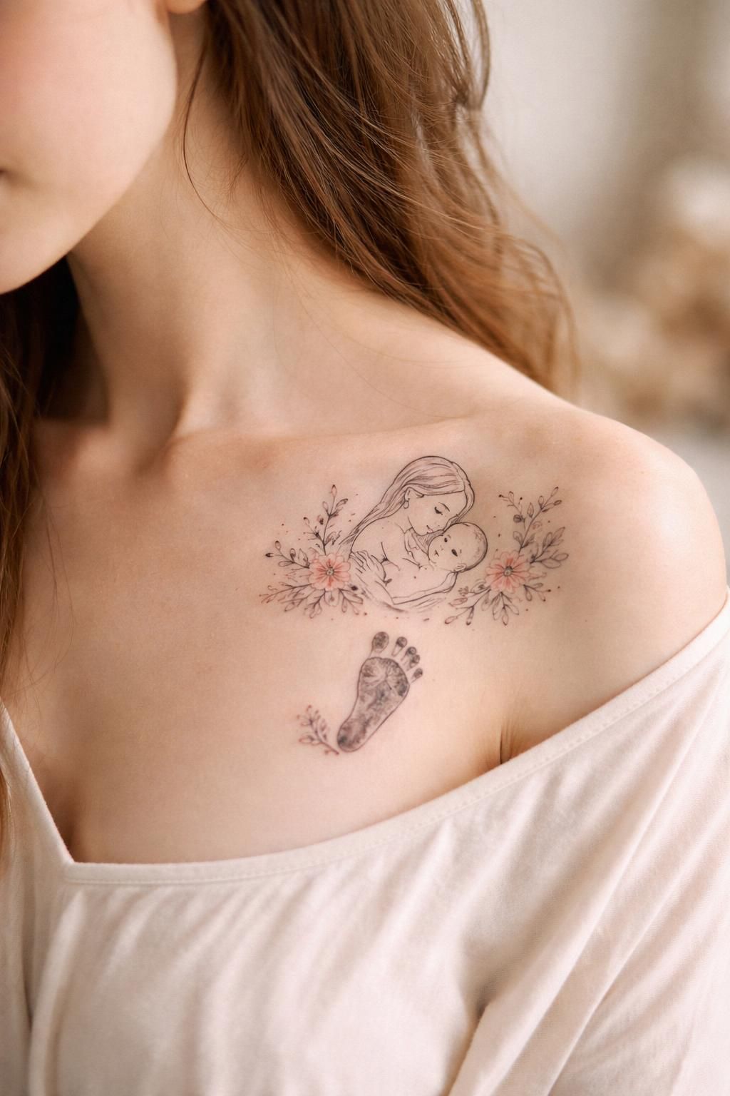 découvrez comment les tatouages de maternité célèbrent la beauté et l'amour de la maternité à travers des designs uniques et significatifs d'art corporel.