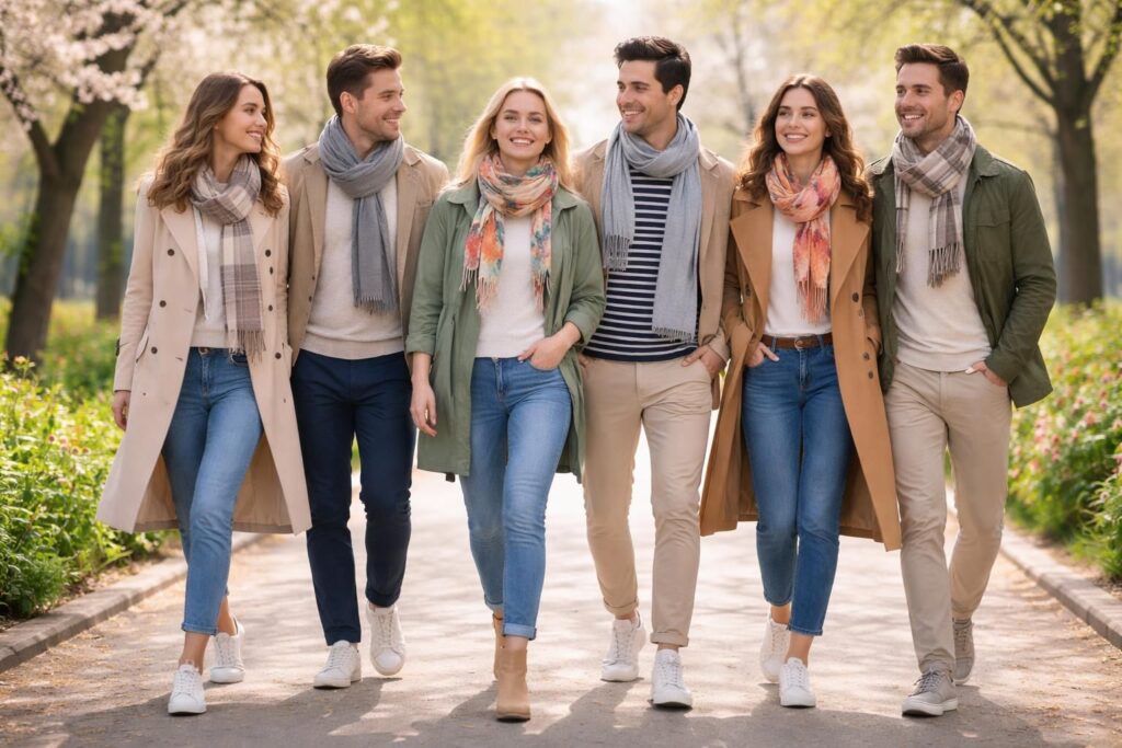 découvrez notre sélection de tenues stylées pour rester chic et confortable lors des fraîches journées de printemps. alliez élégance et chaleur avec nos looks tendance.