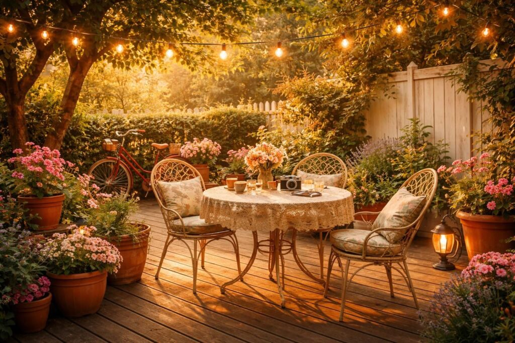 apportez une touche rétro à votre jardin grâce à des idées de décoration vintage alliant charme et authenticité pour un espace extérieur unique et convivial.