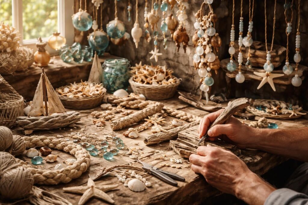 découvrez l'artisanat marin, où chaque création puise son inspiration dans la beauté et la richesse de la mer. laissez-vous séduire par des pièces uniques alliant savoir-faire traditionnel et élégance maritime.