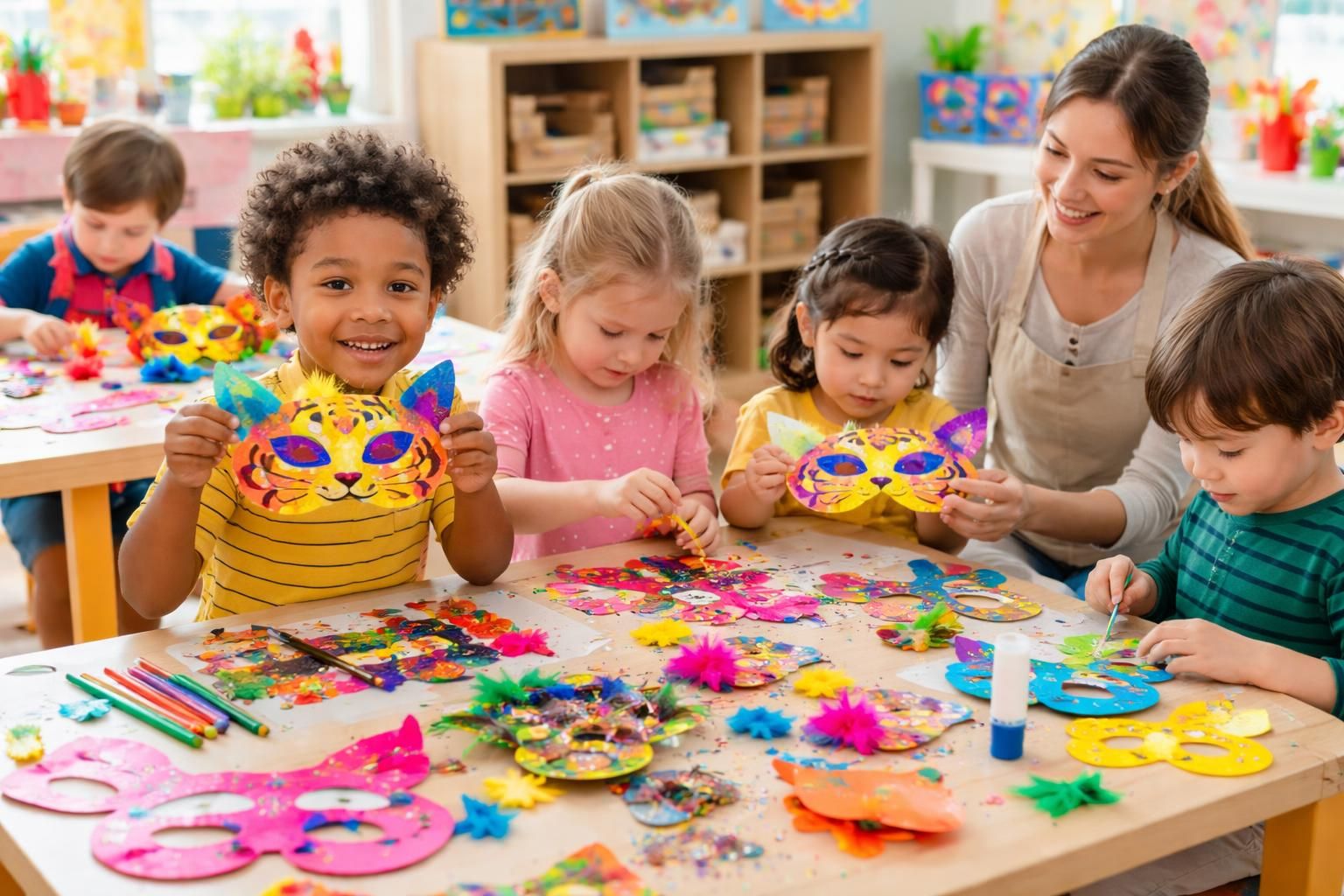 découvrez des idées de bricolage simples et ludiques pour animer le carnaval à la crèche avec des ateliers créatifs adaptés aux tout-petits.