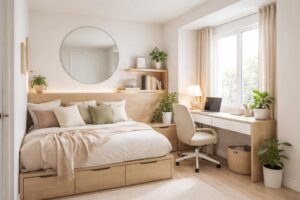 découvrez des conseils créatifs pour aménager une petite chambre alliant style et fonctionnalité, optimisez l'espace tout en créant une ambiance cosy et moderne.