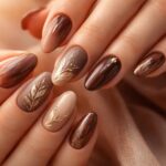 découvrez nos créations artistiques pour sublimer vos ongles avec des nuances élégantes de marron, alliant style et sophistication pour un look unique.