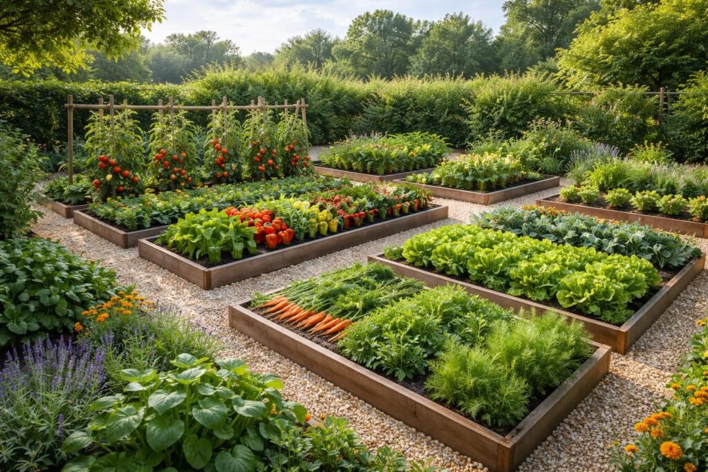 découvrez notre guide pratique pour créer un jardin potager alliant efficacité et esthétique. apprenez les meilleures astuces d'aménagement pour cultiver vos légumes avec succès.