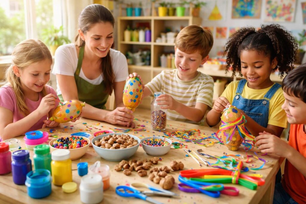 découvrez comment créer vos propres maracas avec cette activité manuelle ludique et colorée, idéale pour développer la créativité et s'amuser en famille ou entre amis.