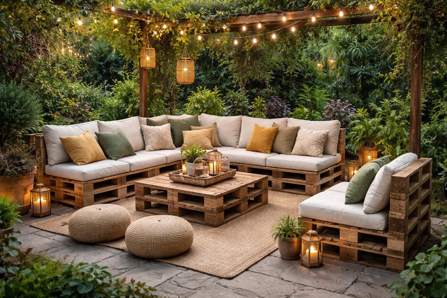 découvrez comment créer un salon de jardin unique et écologique en utilisant des palettes recyclées. guide pratique pour un mobilier personnalisé, durable et économique.