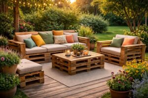 découvrez comment créer un salon de jardin unique et écologique en utilisant des palettes recyclées. transformez votre espace extérieur avec des meubles durables et originaux.
