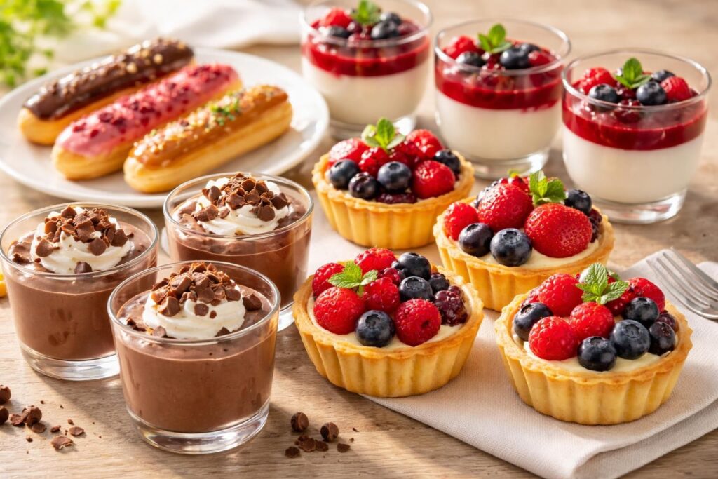 découvrez nos recettes de desserts savoureux et ultra rapides à préparer pour satisfaire toutes vos envies sucrées en un clin d'œil.