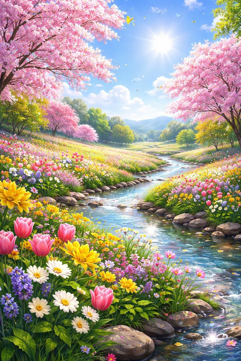 apportez une touche de fraîcheur à votre écran avec nos fonds d'écran printaniers enchanteurs, parfaits pour égayer votre journée et célébrer la beauté du printemps.