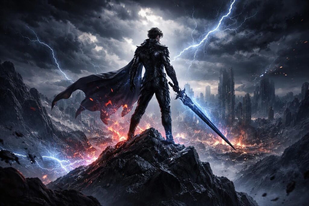 découvrez un fond d'écran épique de solo leveling pour personnaliser votre écran avec style et plonger dans l'univers captivant de la série.