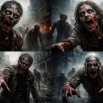 découvrez notre galerie créative d'illustrations originales de zombies, mêlant art unique et univers post-apocalyptique pour les passionnés de créations effrayantes.