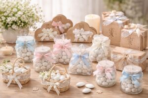 découvrez des idées créatives et originales de contenants pour dragées de baptême afin de personnaliser ce moment précieux avec élégance et style.