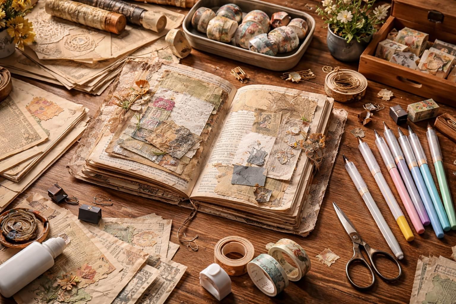 découvrez les premières étapes essentielles pour créer votre propre junk journal unique, alliant créativité et personnalisation pour un carnet original et authentique.