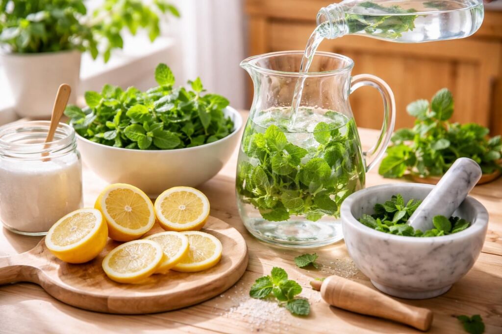 apprenez à préparer un sirop de menthe maison simple et naturel pour apporter fraîcheur et saveurs à vos boissons et desserts.