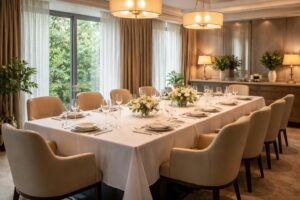 découvrez le restaurant chez jeanne, spécialisé dans les formules déjeuner affaires avec salons privatifs pour vos réunions professionnelles dans un cadre convivial.