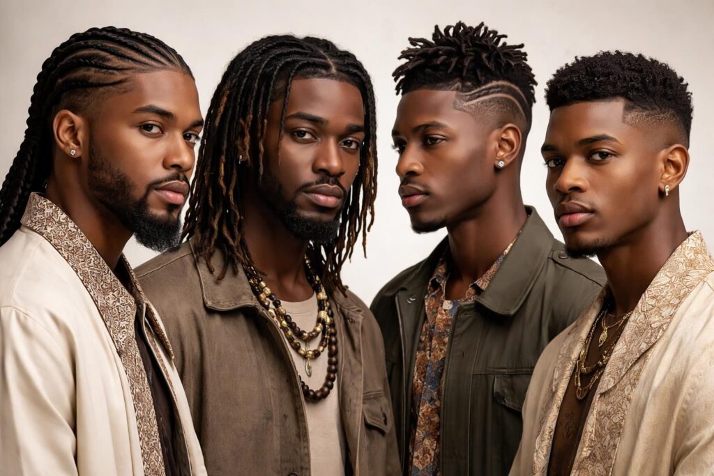 découvrez les styles de coiffure tendance pour hommes africains, alliant harmonieusement tradition et modernité pour une élégance unique.