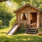 découvrez nos cabanes d'extérieur pour enfants, un espace sécurisé et ludique où ils peuvent jouer, rêver et laisser libre cours à leur imagination en plein air.