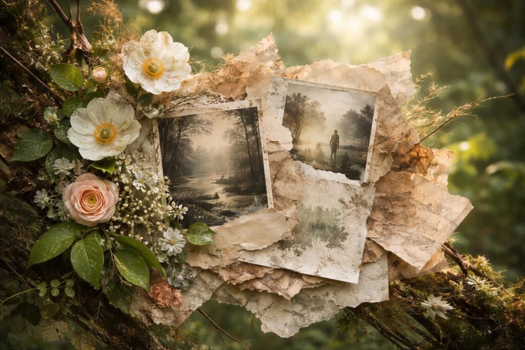 découvrez des créations artistiques uniques où les collages sont sublimés par la beauté et la richesse de la nature, alliant créativité et inspiration naturelle.