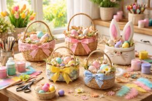 découvrez des idées diy originales et faciles pour créer votre propre panier de pâques personnalisé, parfait pour célébrer cette fête avec créativité et style.