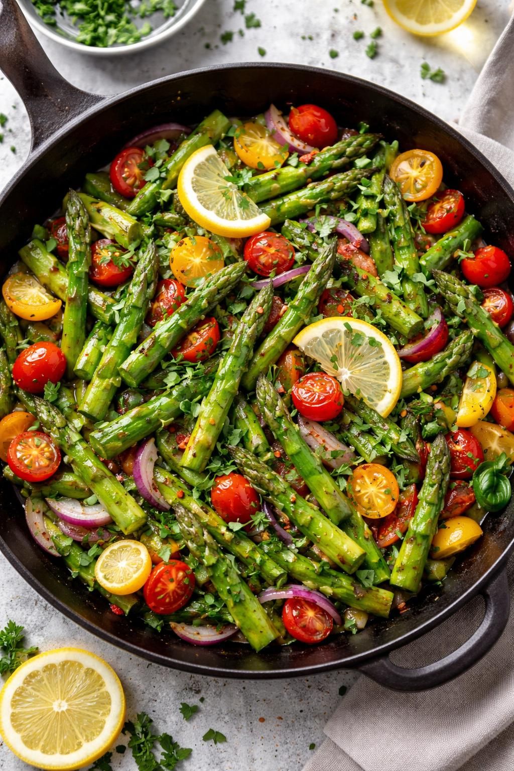 explorez nos délicieuses recettes à base d'asperges vertes et laissez-vous tenter par des idées gourmandes faciles à réaliser pour toutes les occasions.