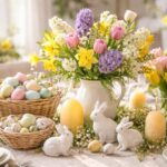 découvrez des idées créatives de centres de table pour sublimer votre décoration de pâques et émerveiller vos invités avec des compositions uniques et colorées.