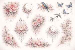 découvrez des idées créatives de dessins de tatouages spécialement conçus pour les femmes, alliant élégance, originalité et expression personnelle.