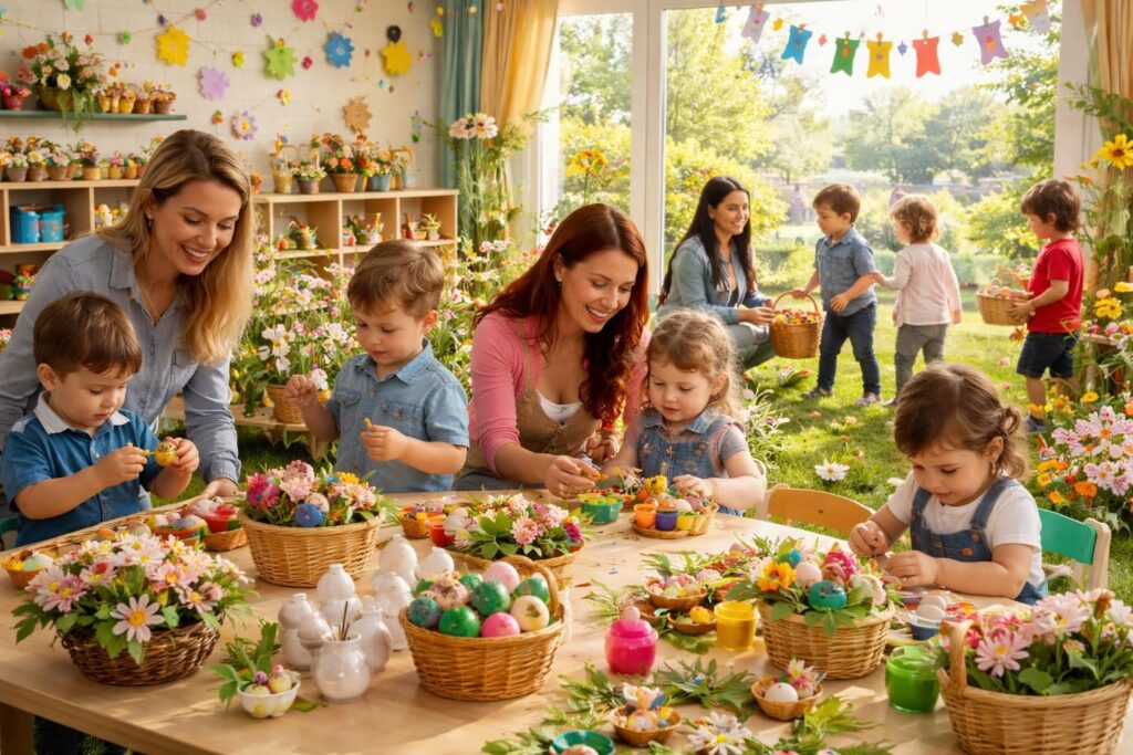 découvrez des idées créatives et ludiques pour animer pâques en crèche, favorisant le développement et le plaisir des tout-petits durant cette fête printanière.