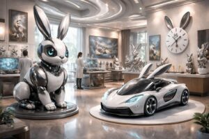 découvrez des inventions et œuvres uniques inspirées par l'univers fascinant des lapins, alliant créativité et originalité.