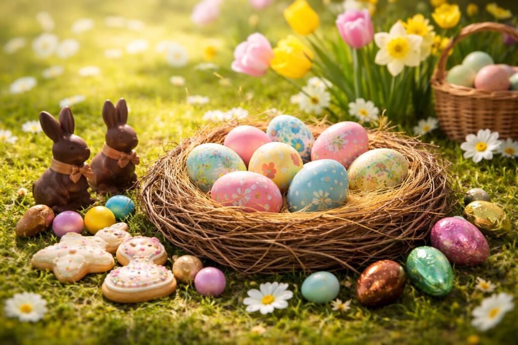 découvrez les traditions et douceurs du joyeux nid de pâques, une célébration festive remplie de chocolat, d'œufs colorés et de moments conviviaux en famille.
