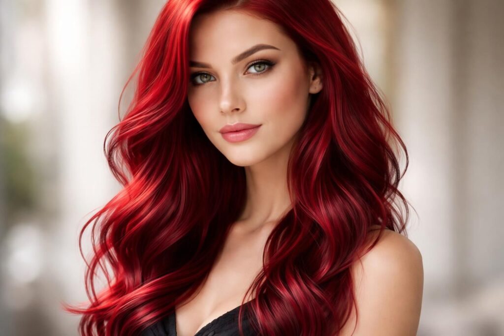 découvrez l'éclat envoûtant des cheveux rouge cerise, une couleur tendance qui sublime votre style avec passion et audace.