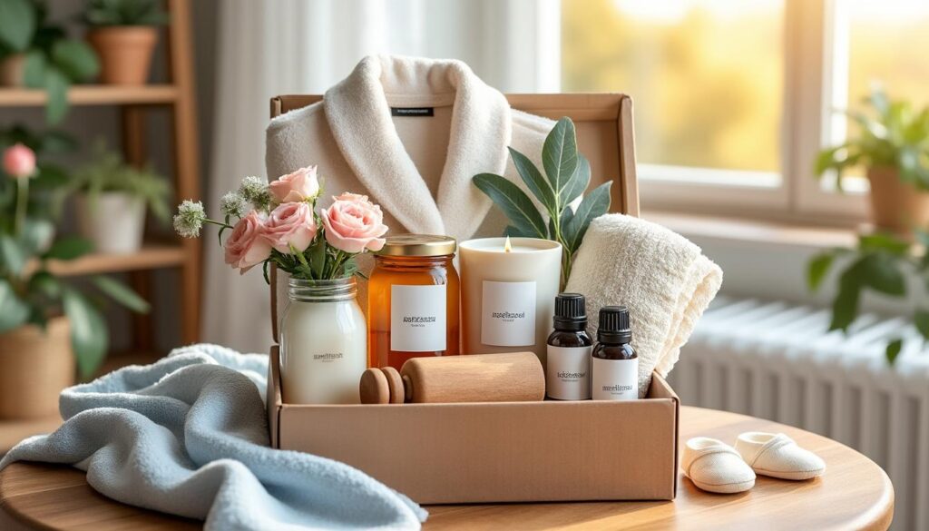 découvrez nos coffrets bien-être spécialement conçus pour choyer une jeune maman avec douceur et sérénité. offrez-lui un moment de détente inoubliable.