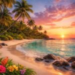 découvrez une sélection de fonds d'écran tropicaux envoûtants pour transformer votre écran en un véritable paradis d'évasion et de détente.