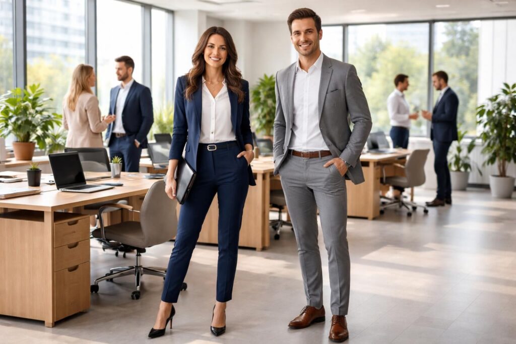 découvrez des tenues de travail élégantes qui combinent style et professionnalisme pour affirmer votre présence au bureau avec élégance et confiance.
