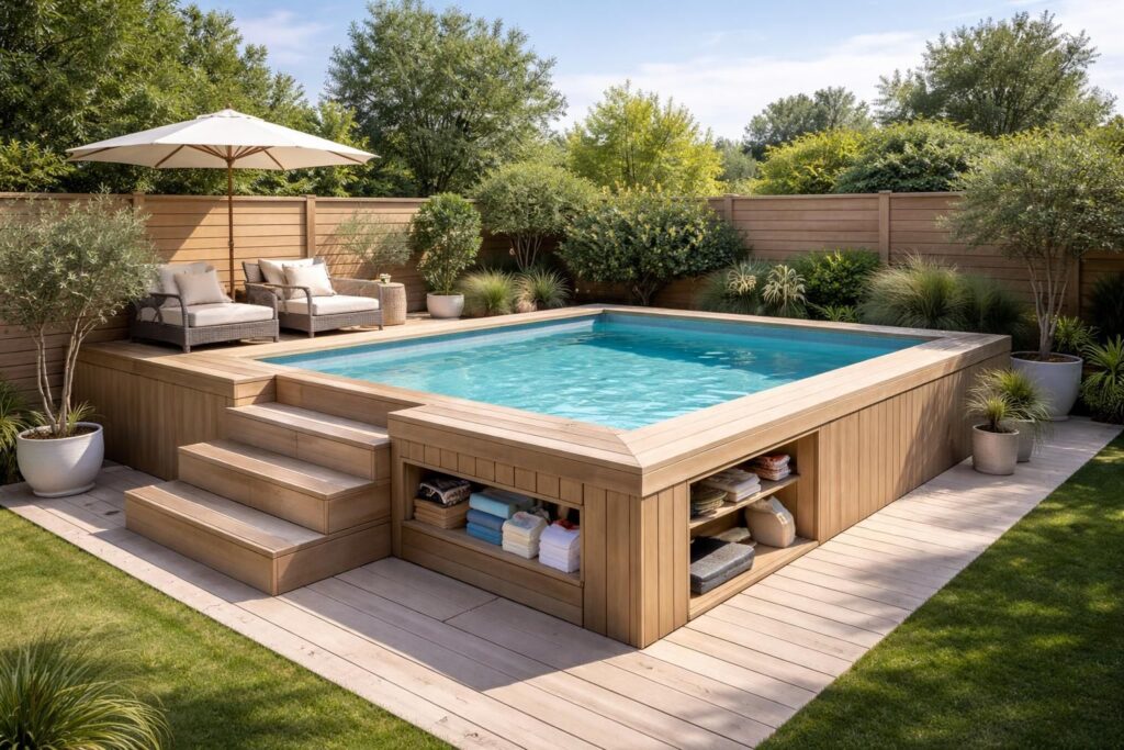 découvrez comment sublimer votre piscine hors sol grâce à des habillages élégants et fonctionnels, alliant esthétique et praticité pour un espace extérieur unique.