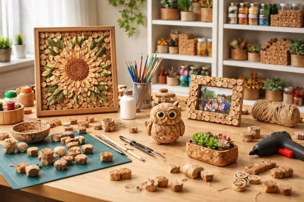 découvrez comment sublimer vos créations originales en art et loisirs grâce à des bouchons de liège, une matière naturelle et créative pour vos projets diy.