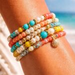 découvrez le bracelet en perles, l'accessoire incontournable pour ajouter une touche d'éclat et de couleur à votre look estival. parfait pour sublimer vos tenues de l'été avec élégance et fraîcheur.